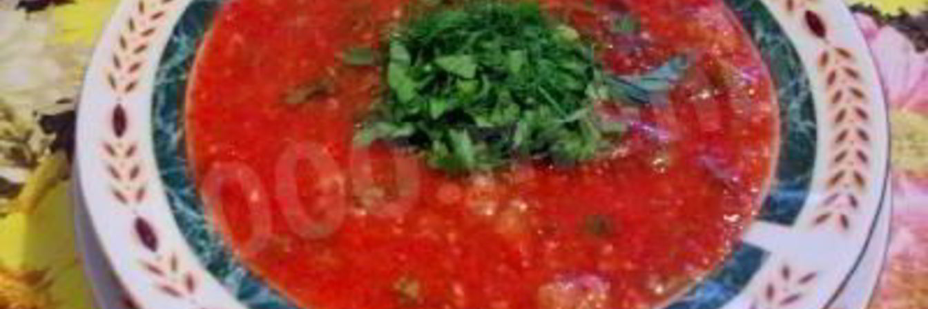 Португальский суп Красный соус