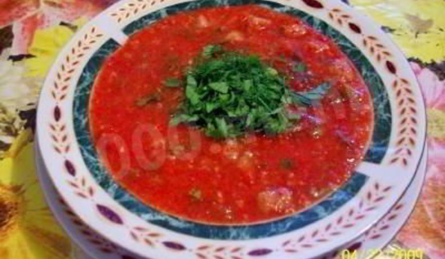Рецепт португальского супа красного соус