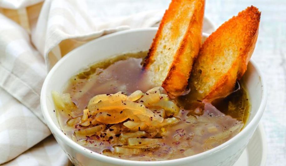 Рецепт постного лукового супа