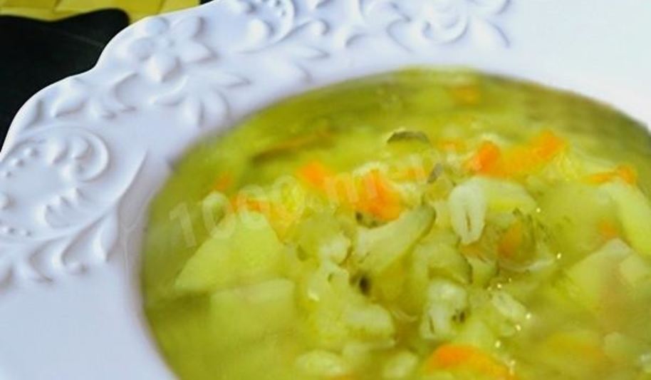 Рецепт постного рассольника с перловкой