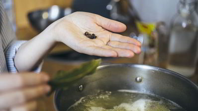 рассольник из куриных потрошков