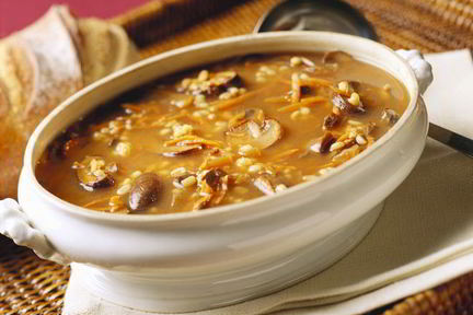 Рассольник с грибами