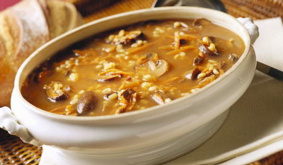 Рецепт рассольника с грибами