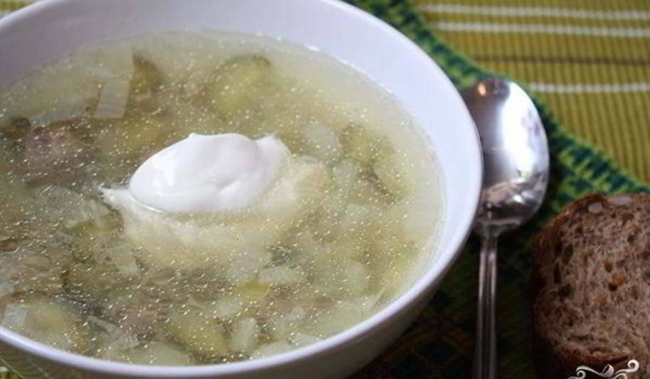 Рецепт рассольника с перловкой без мяса