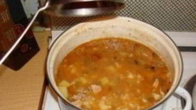 рассольник с перловкой