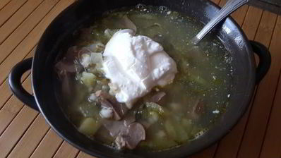 рассольник с почками