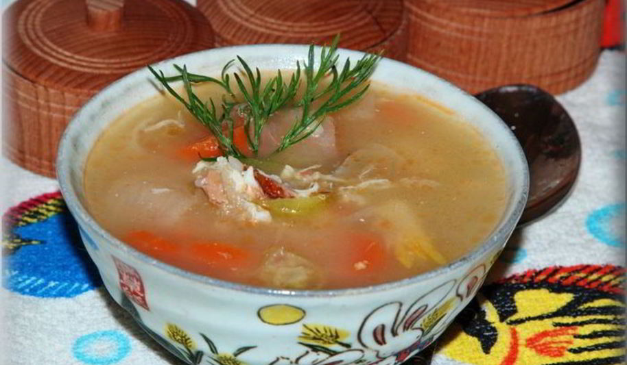 Рецепт рыбного супа с икрой мойвы