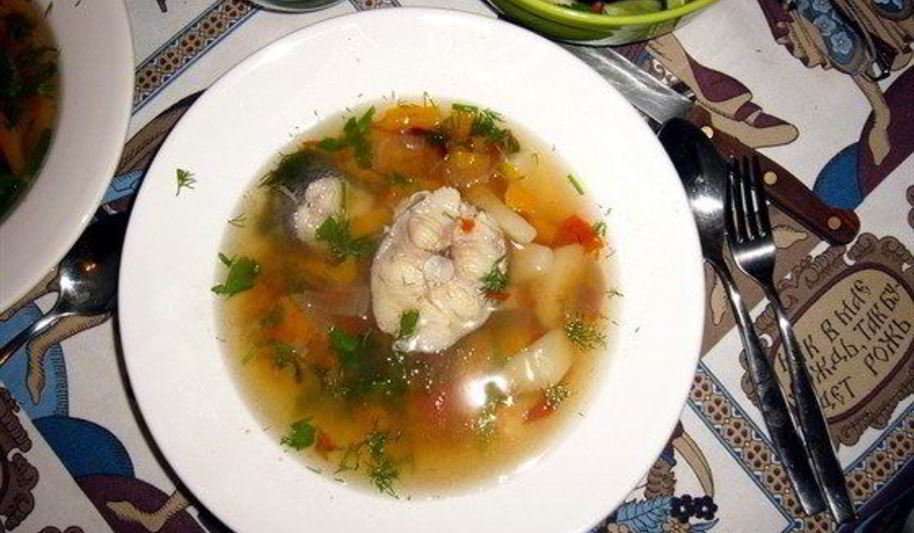 Рецепт рыбного супа с тыквой