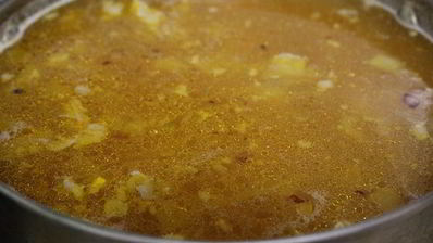 деревенские зимние щи