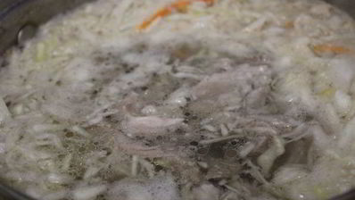 деревенские зимние щи