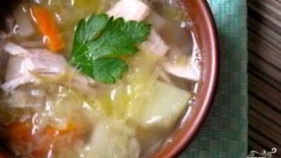 кислые щи из квашеной капусты со свининой