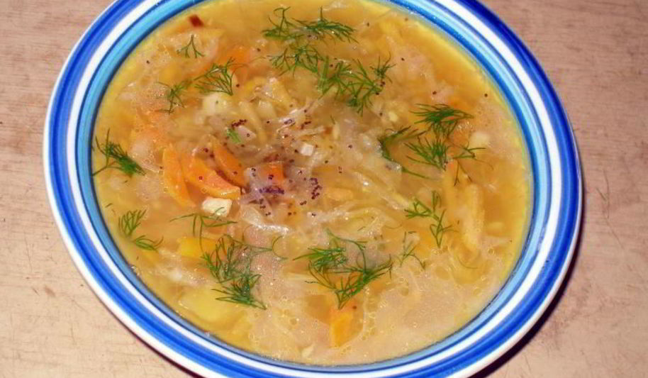 Рецепт постных щей из квашеной капусты