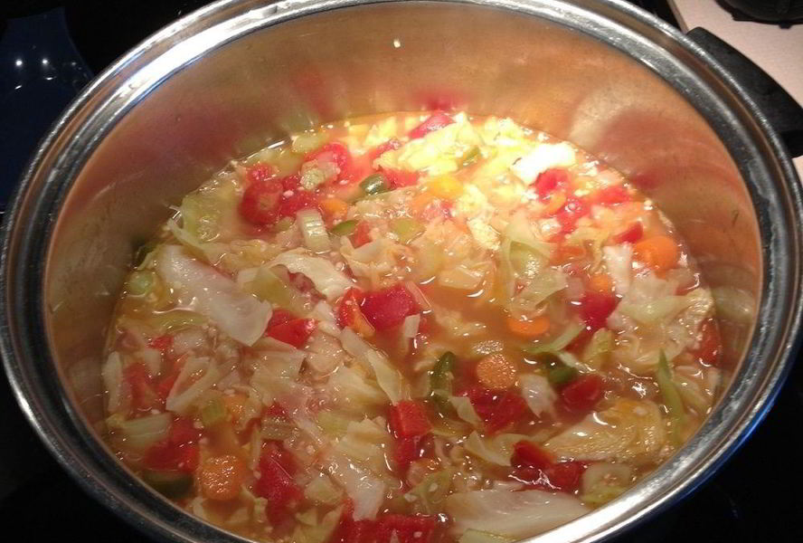 Постные щи в мультиварке