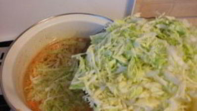 щи без картошки