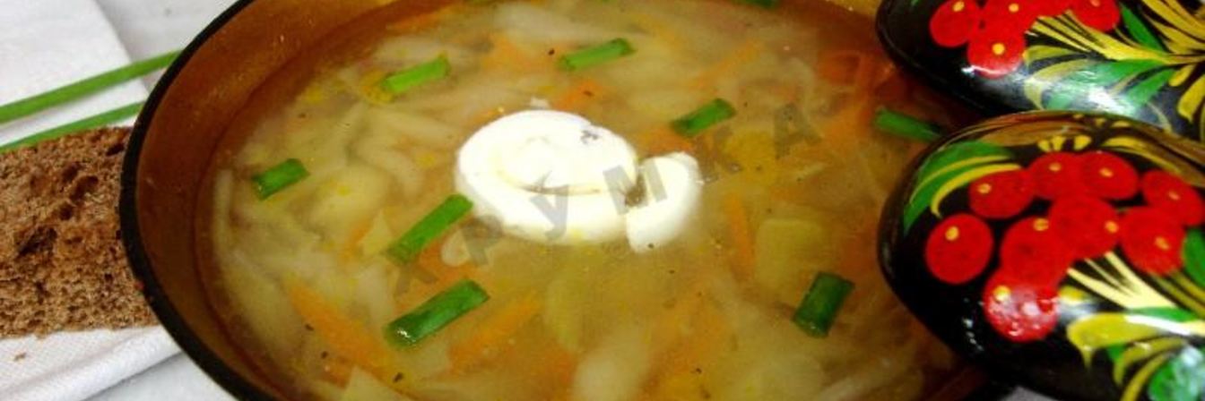 Щи из капусты с курицей в мультиварке