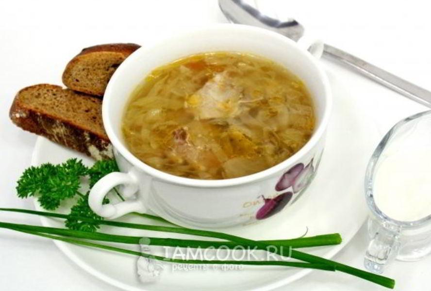 Щи из квашеной капусты в мультиварке