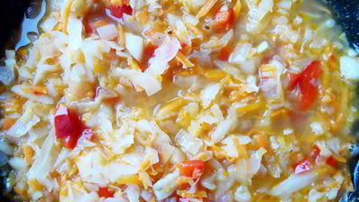 щи из свежей и квашенной капусты