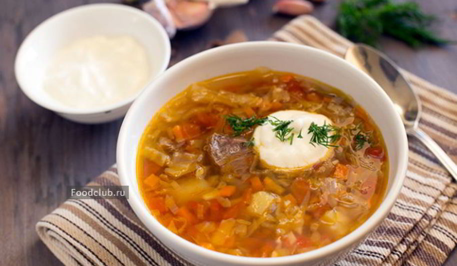 Рецепт щей из свежей капусты