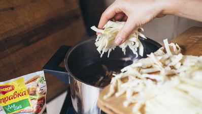 щи постные с тыквой