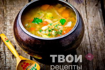 Щи с фасолью