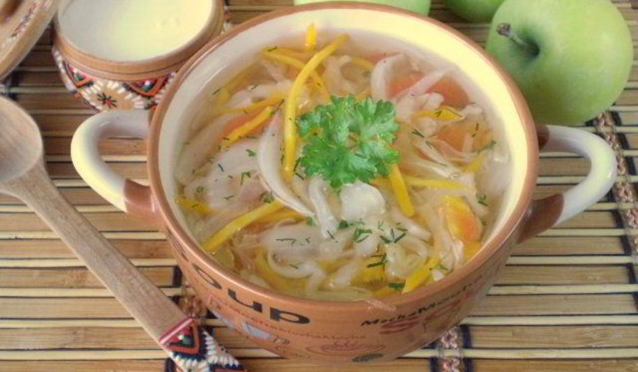 Рецепт вегетарианских щей