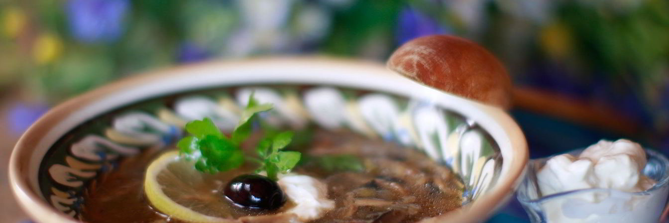 Грибная солянка с капустой