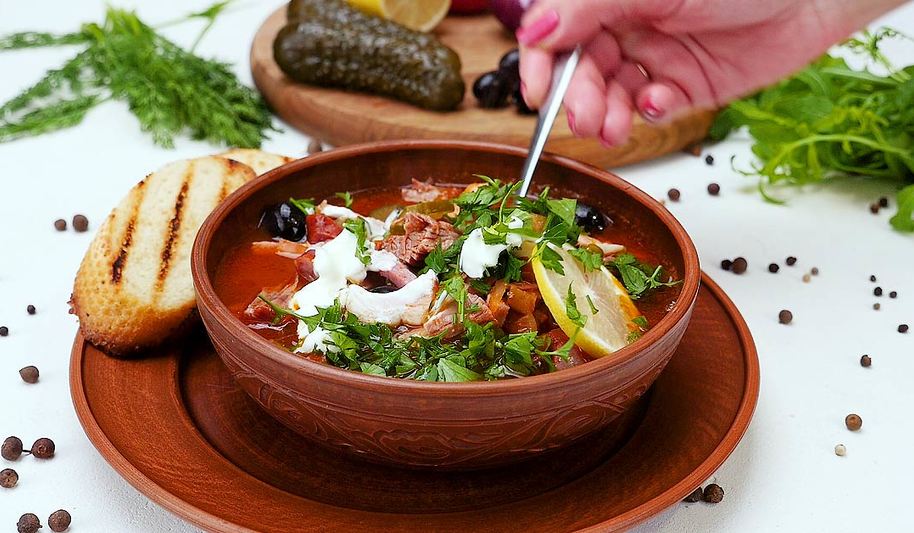 Рецепт сборной мясной солянки