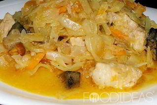 Солянка из капусты в мультиварке