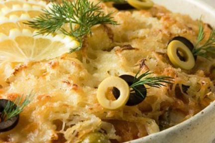 Солянка рыбная на сковороде