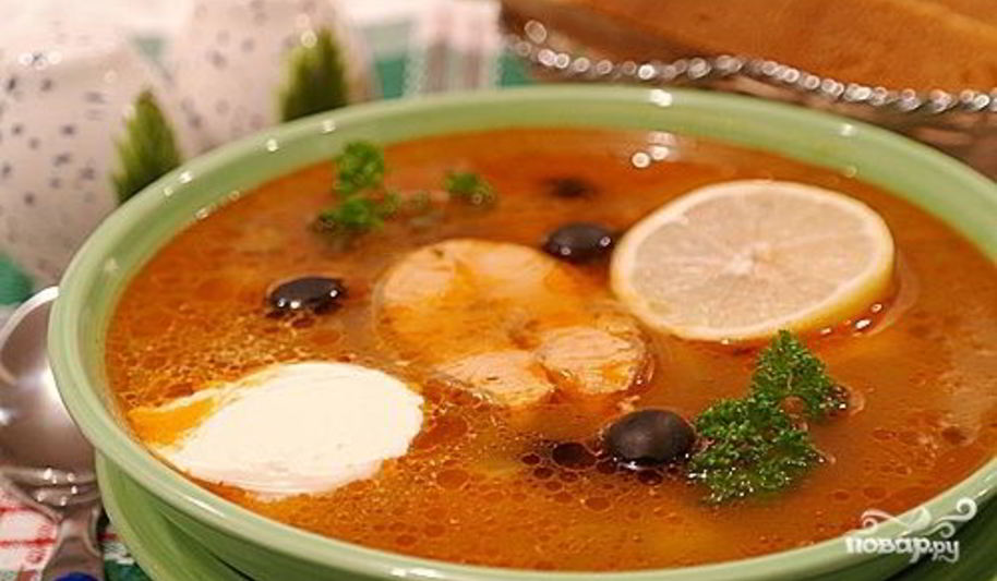 Рецепт солянки рыбной в мультиварке