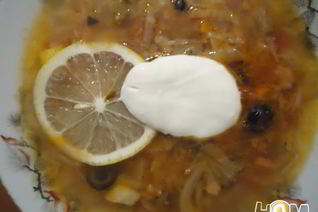 Солянка с капустой