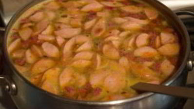 солянка с сосисками