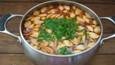 солянка с сосисками