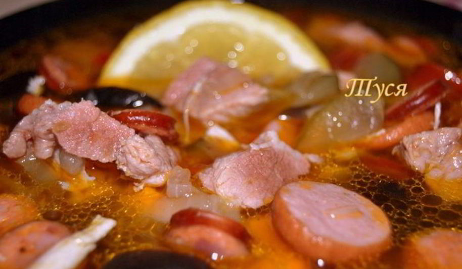 Рецепт солянки сборной