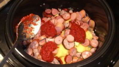 солянка в мультиварке поларис