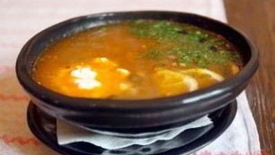 солянка в мультиварке поларис