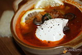 Сытный суп Типа солянки