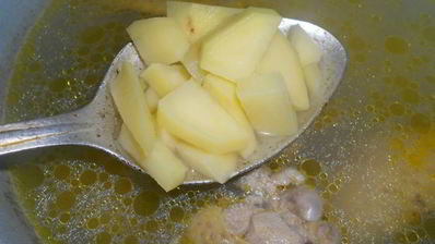 суп деревенский с курицей