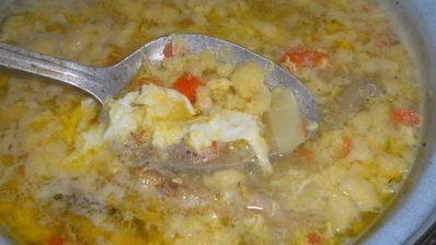 суп деревенский с курицей