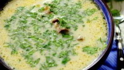 суп из белых грибов со сливками