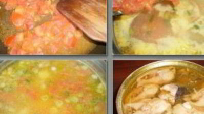 суп из консервы сайры