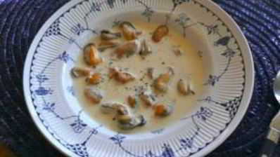 суп из мидий со сливками