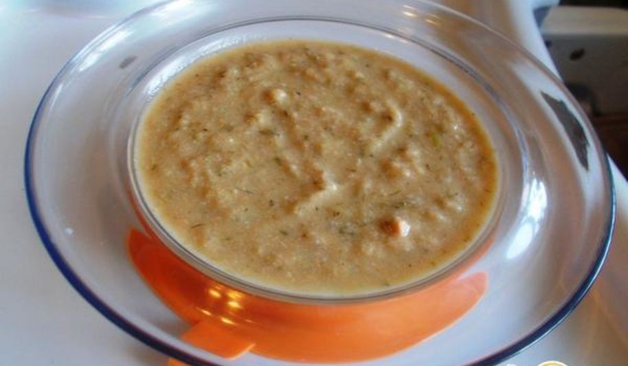 Рецепт детского супа-пюре из кижуча с зеленью