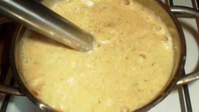 детский суп-пюре из кижуча с зеленью