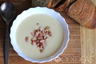 Картофельный суп-пюре с сыром