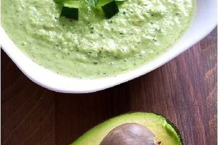 Суп-пюре из авокадо