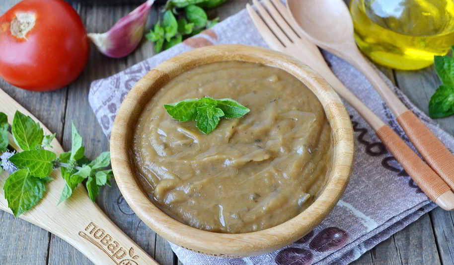 Рецепт супа-пюре из баклажанов и помидоров