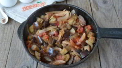 суп-пюре из баклажанов и помидоров