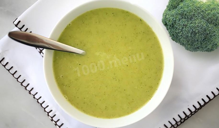 Рецепт супа пюре из брокколи и кабачков