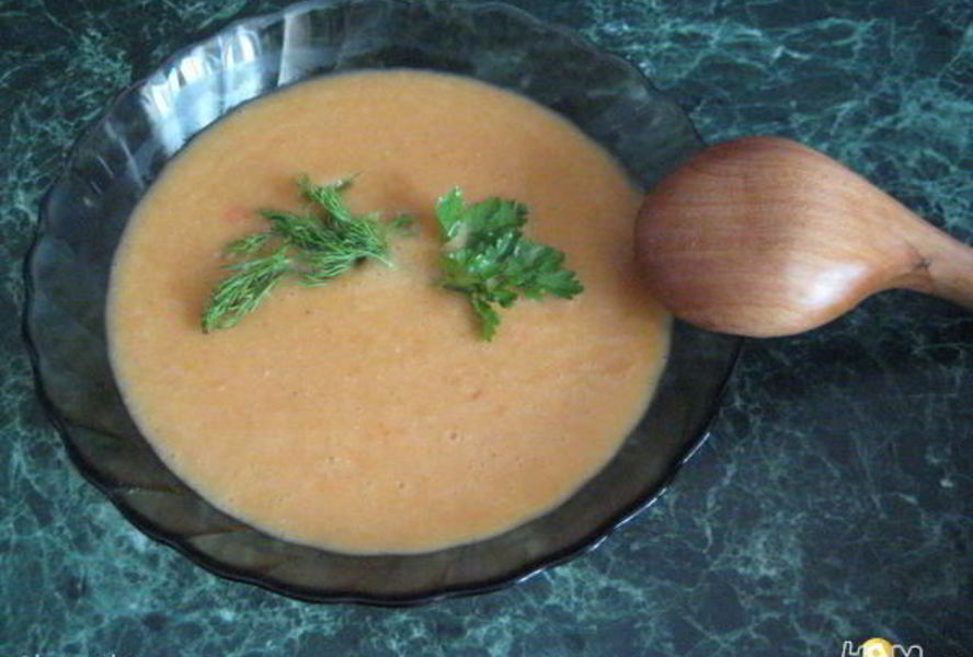 Суп-пюре из чечевицы по-турецки